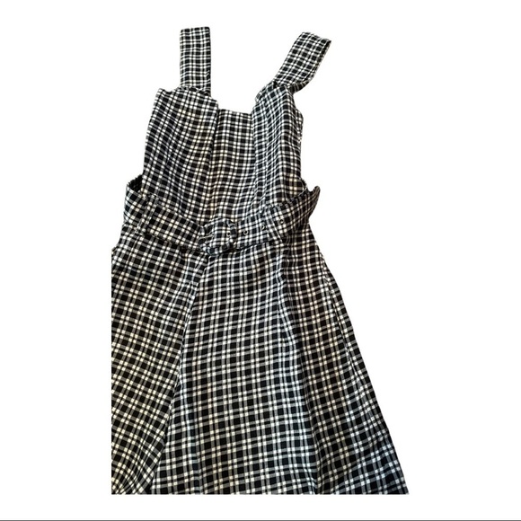 FAITHFULL the Brand Liv Check Linen Jumpsuit Emelinah Check - Picture 11 of 15